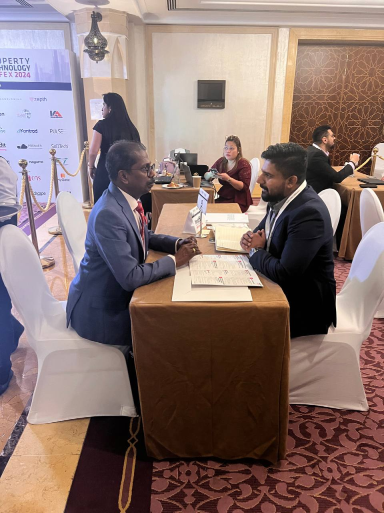 Meeting the representatives of the construction companies